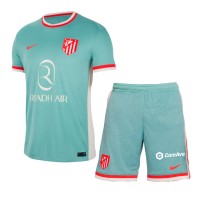 Fotbalové Dres Atletico Madrid Dětské Venkovní 2024-25 Krátký Rukáv (+ trenýrky)